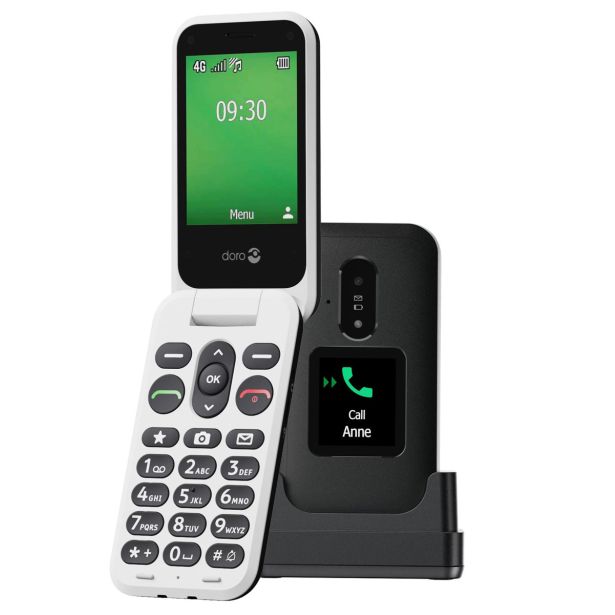 MOBILNI TELEFON DORO LEVA E30 BLACK/WHITE