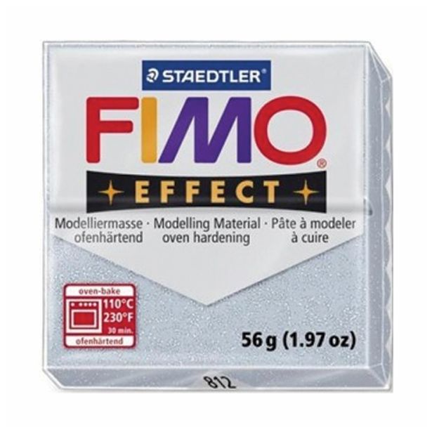 MODELIRNA MASA FIMO FIMO EFFECT POLI. MASA 81 56G BISERNA SREBRNA