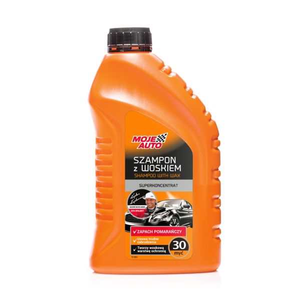 MOJE AUTO ŠAMPON Z VOSKOM 1L POMARANČA