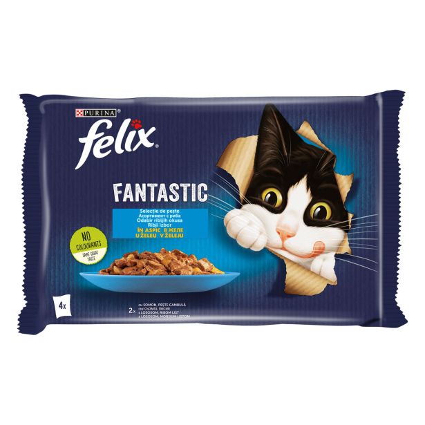 MOKRA HRANA ZA MAČKA FELIX RIBE 4X85G