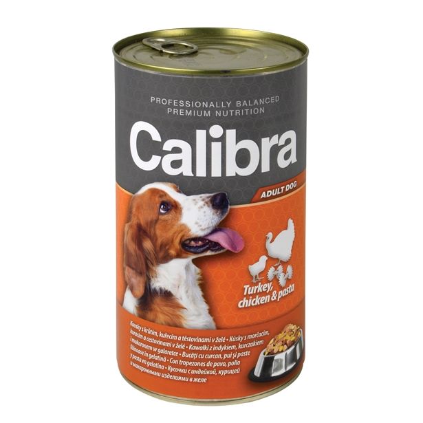 MOKRA HRANA ZA PSA CALIBRA KONZERVA PSI PURAN, PIŠČ., TESTENINE 1240 G