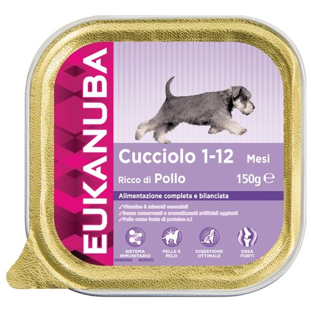 MOKRA HRANA ZA PSA EUKANUBA HRANA ZA MLADE PSE PIŠČANEC, 150G