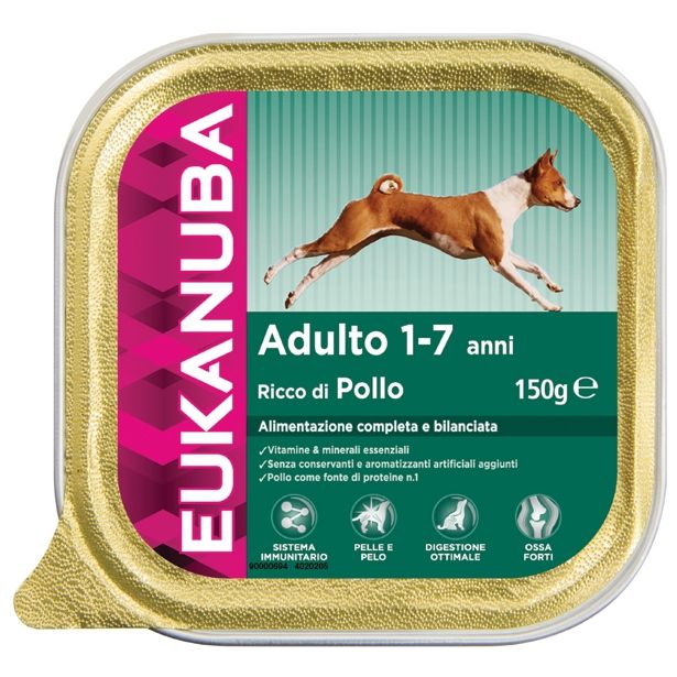 MOKRA HRANA ZA PSA EUKANUBA HRANA ZA ODRASLE PSE PIŠČANEC, 150G