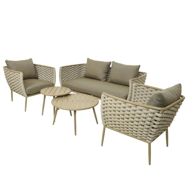 KOVINSKA VRTNA GARNITURA DECORIS MONZA 5-DELNA