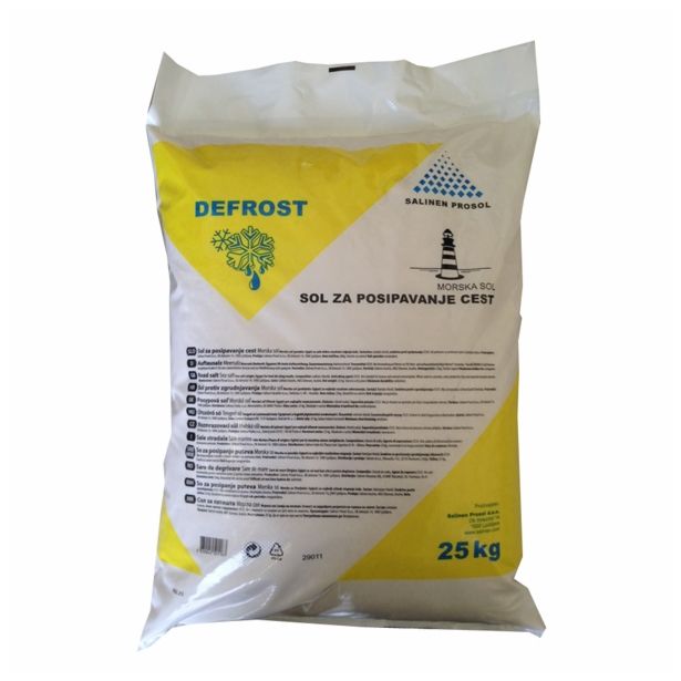 SOL ZA POSIP MORSKA DEFROST 25 KG