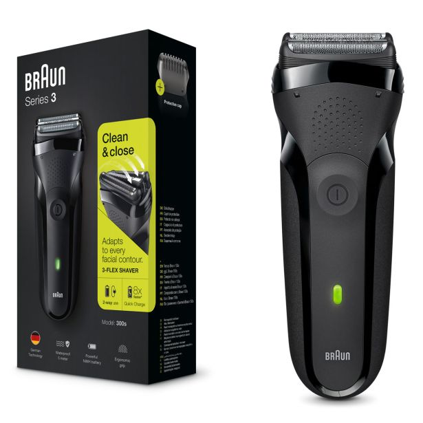 MOŠKI BRIVNIK BRAUN 3-300 BLACK