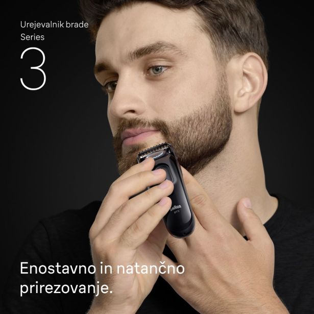 MOŠKI UREJEVALNIK BRAUN BT 3520 ZA BRADO +3 NASTAVKI