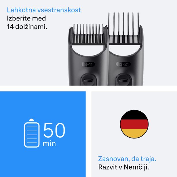 MOŠKI UREJEVALNIK BRAUN MULTIGROOMER AIO 3540 8 V 1
