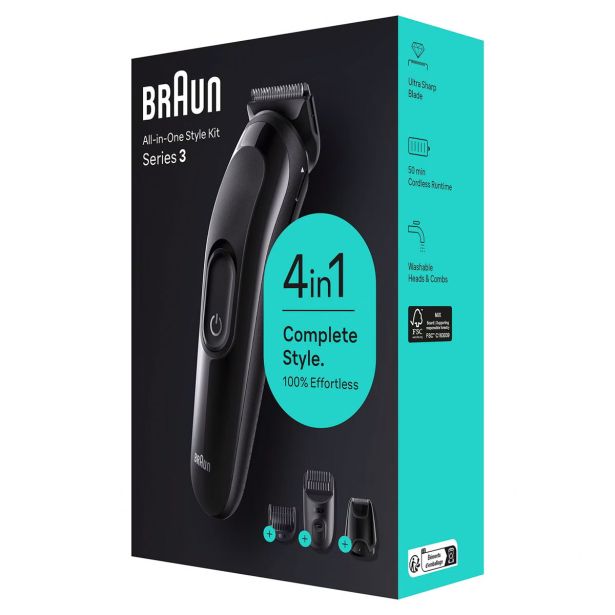 MOŠKI UREJEVALNIK BRAUN MULTIGROOMER SK3400