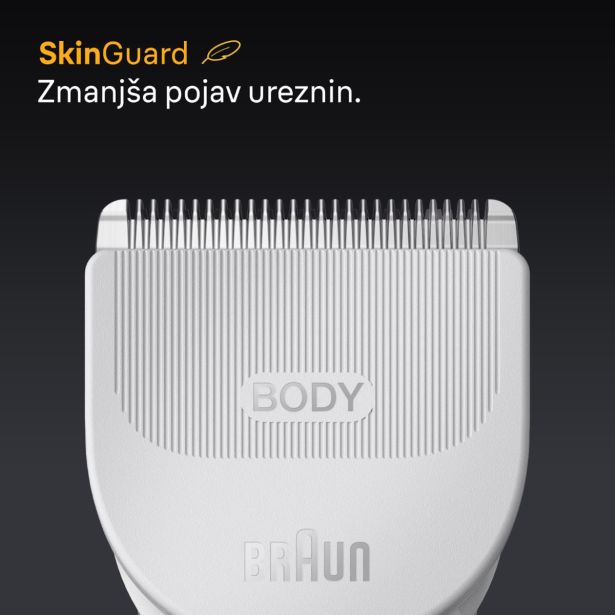 MOŠKI UREJEVALNIK BRAUN ZA TELO BG 5550 +6 NASTAVKOV