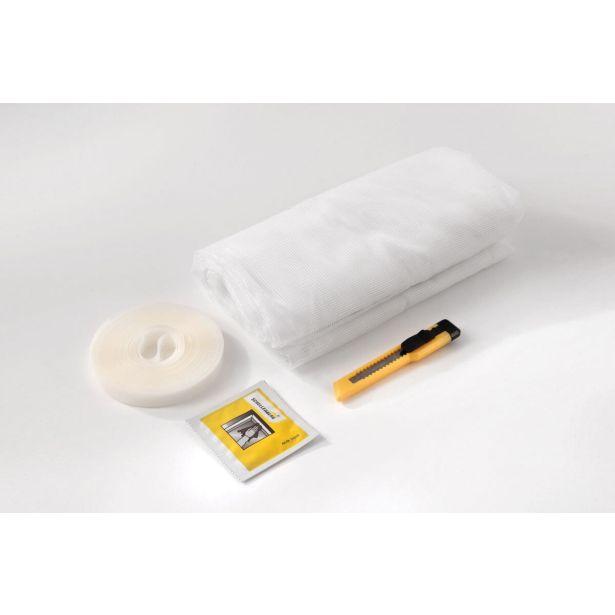 SCHELLENBERG ZAŠČITNA MREŽA PROTI INSEKTOM Z ZADRGO 150X180 CM BELA