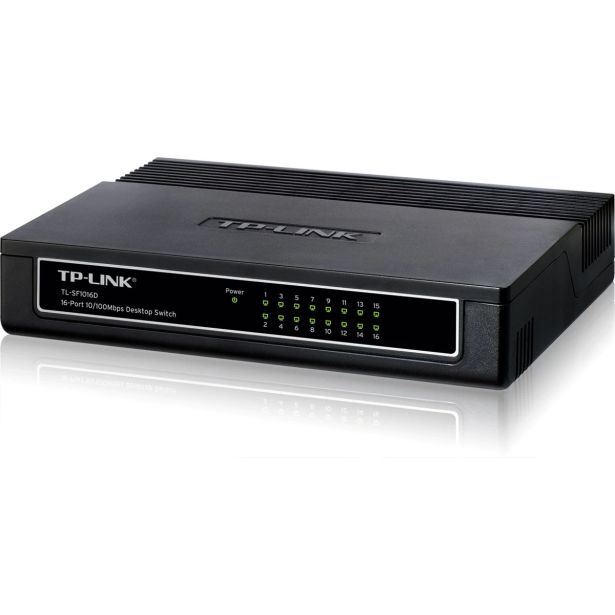 MREŽNI USMERNIK (ROUTER) TP-LINK LAN 16 POR T TL-SF1016D 100MBPS