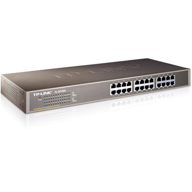 MREŽNI USMERNIK (ROUTER) TP-LINK LAN 24 POR T TL-SF1024 RACK.