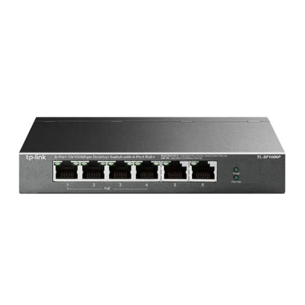 MREŽNI USMERNIK (ROUTER) TP-LINK LAN 6 PORT TL-SF1006P 10/100 4XPOE