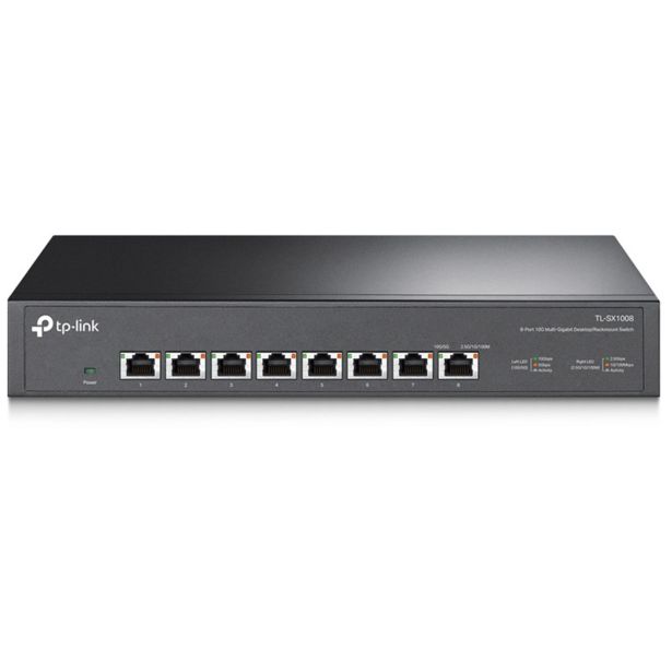 MREŽNI USMERNIK (ROUTER) TP-LINK LAN 8 PORT TL-SX1008 10G DES/RACK