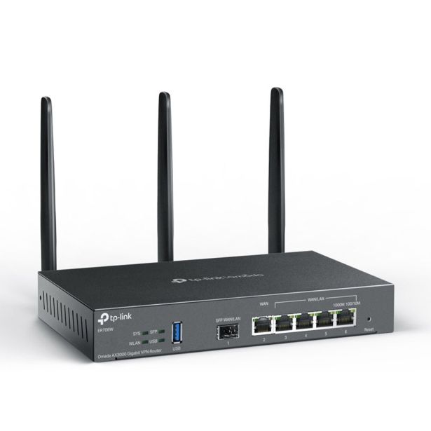 MREŽNI USMERNIK (ROUTER) TP-LINK USMERJEVALNIK WLAN VPN E R706W 2.4&5GHZ AX3000 GIG