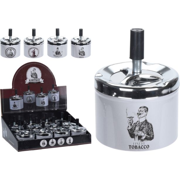 PEPELNIK EH NA PRITISK 9X12 KOVINSKI Z 4 RAZLIČNI DEKORJI