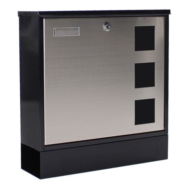 NABIRALNIK ROTTNER DESIGN 380X370X120MM, S CEVJO ČRNA/ SREBRNA