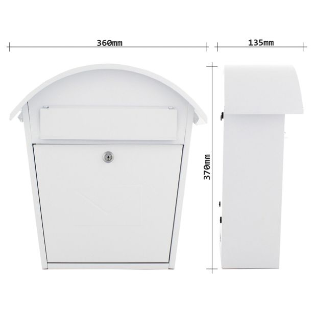 NABIRALNIK ROTTNER JESOLO BEL 370X360X135MM