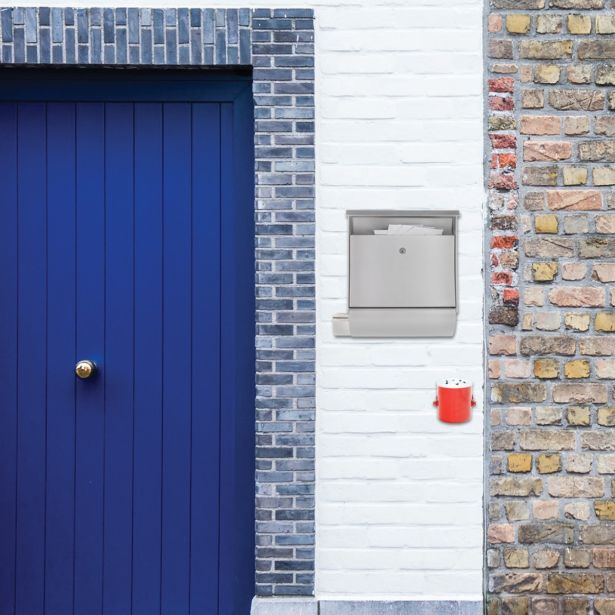 STENSKI PEPELNIK ROTTNER VELIK ALU RDEČ