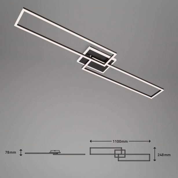 NADGRADNA SMART SVETILKA BRILONER FRAME S LED, 40W CCT B-SMART WIFI+BLUETOOTH