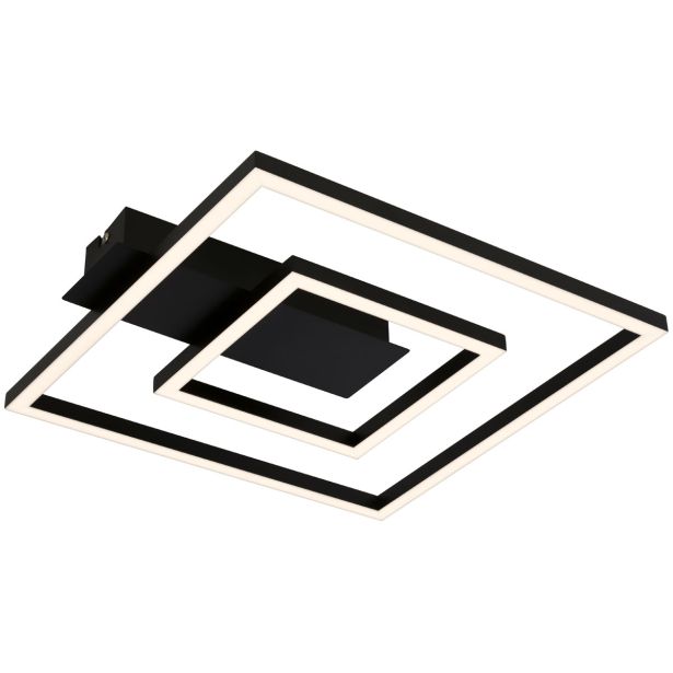 NADGRADNA STROP. SVETILKA BRILONER FRAME 18W WW ČRNA