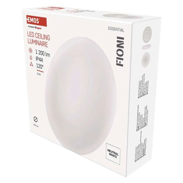 NADGRADNA STROP. SVETILKA EMOS FIONI NADOM.OKROG 12W 1200LM IP44 NW