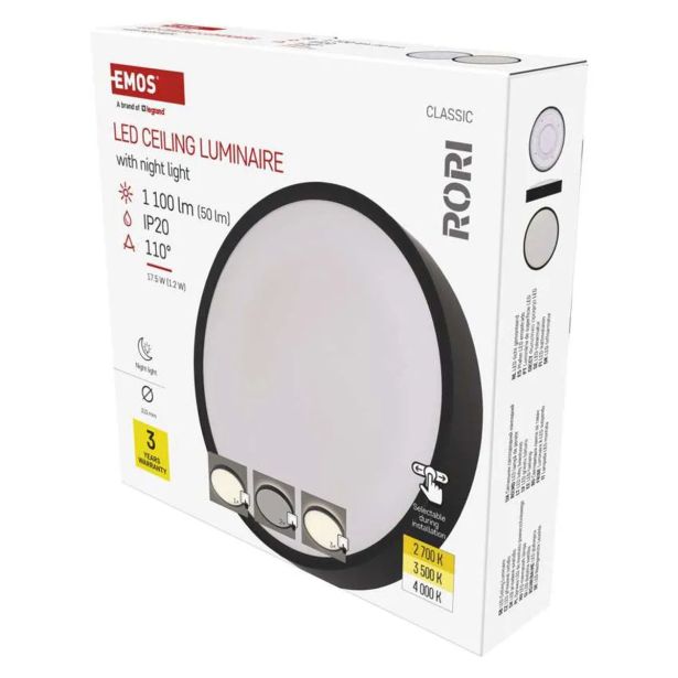 NADGRADNA STROP. SVETILKA EMOS LED OKR. PANEL 17W 1100LM IP20 CCT B
