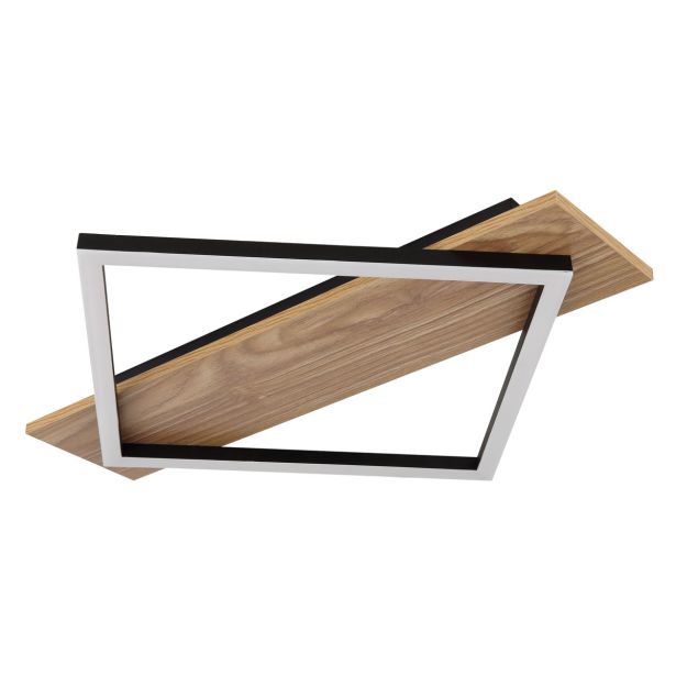 NADGRADNA STROP. SVETILKA GLOBO BEATRIX LED 18W 950LM 3000K 46.7 CM LES-ČRNA