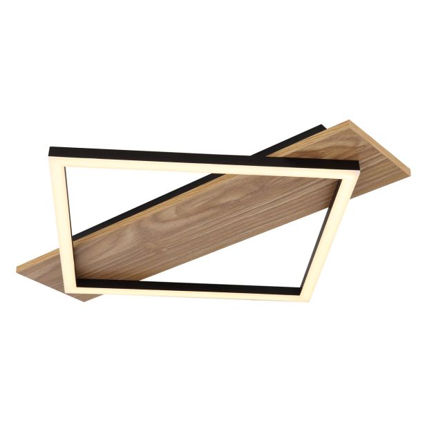 NADGRADNA STROP. SVETILKA GLOBO BEATRIX LED 18W 950LM 3000K 46.7 CM LES-ČRNA