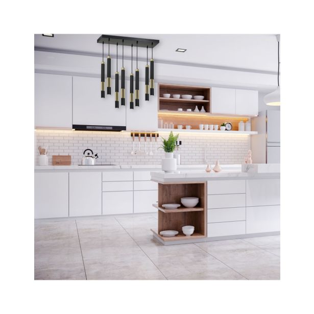 NADGRADNA STROP. SVETILKA MILAGRO DALLAS ZLATA 8X MINIGU10 MLP6551