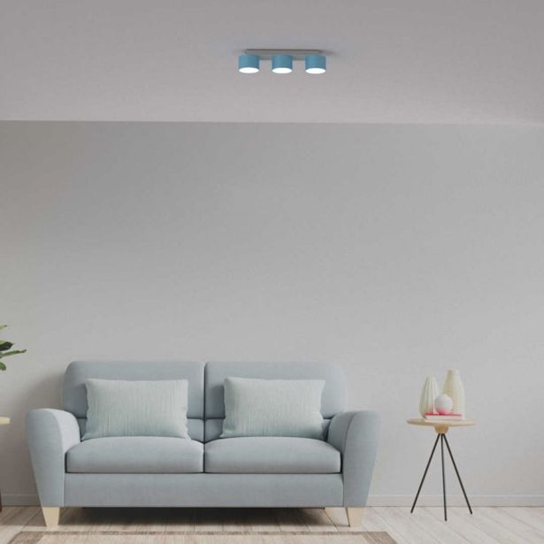 NADGRADNA STROP. SVETILKA MILAGRO DIXIE MODRA/BELA 3XGX53 MLP7550