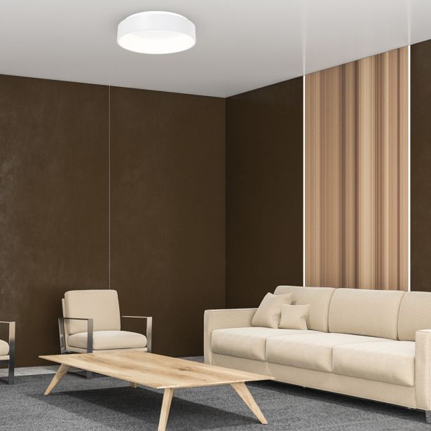 NADGRADNA STROP. SVETILKA MILAGRO OHIO BELA 24W LED 45CM ML232