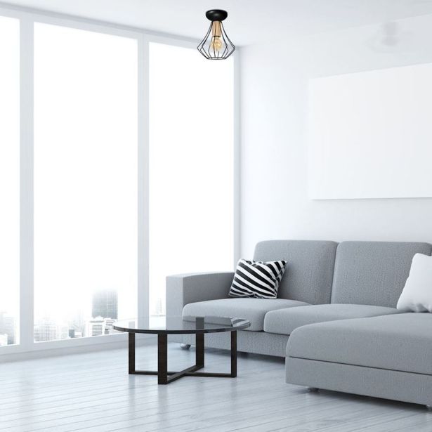 NADGRADNA STROP. SVETILKA MILAGRO WILL BLACK 1XE27 MLP4189