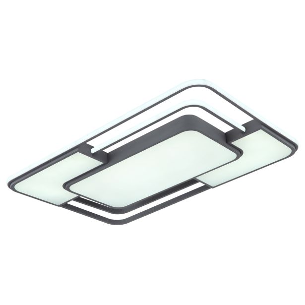 NADGRADNA STROP. SVETILKA NIRRA 60W CCT, DIM GRAFITNO SIVA