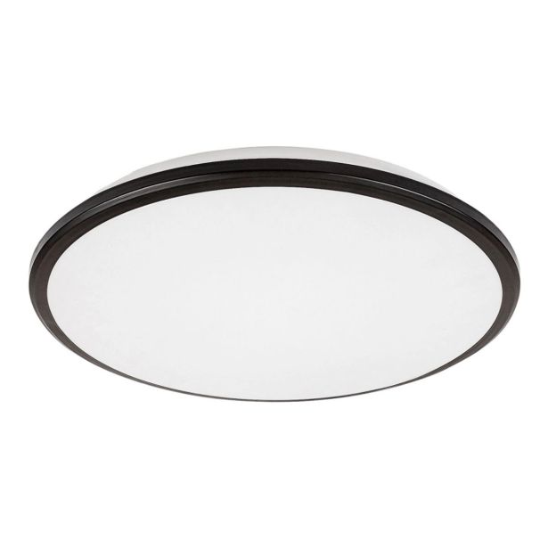 NADGRADNA STROP. SVETILKA RABALUX ENGON 23W D38CM ČRNA