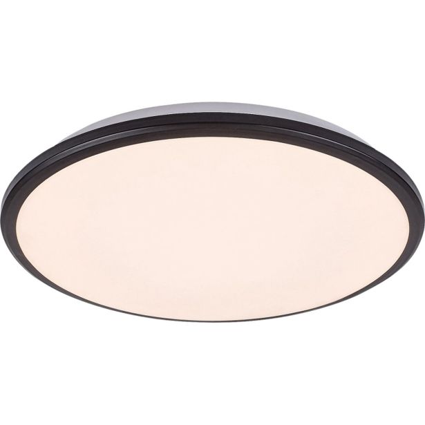 NADGRADNA STROP. SVETILKA RABALUX ENGON 23W D38CM ČRNA