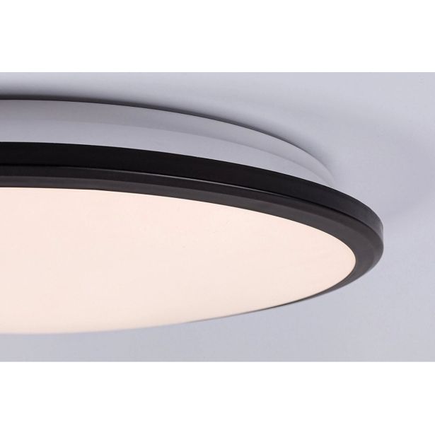 NADGRADNA STROP. SVETILKA RABALUX ENGON 23W D38CM ČRNA
