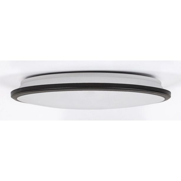 NADGRADNA STROP. SVETILKA RABALUX ENGON 23W D38CM ČRNA