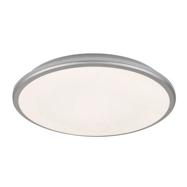 NADGRADNA STROP. SVETILKA RABALUX ENGON 23W D38CM SREBRNA