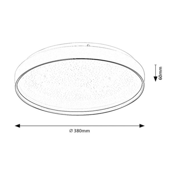 NADGRADNA STROP. SVETILKA RABALUX RAB 71449 ZERAVA