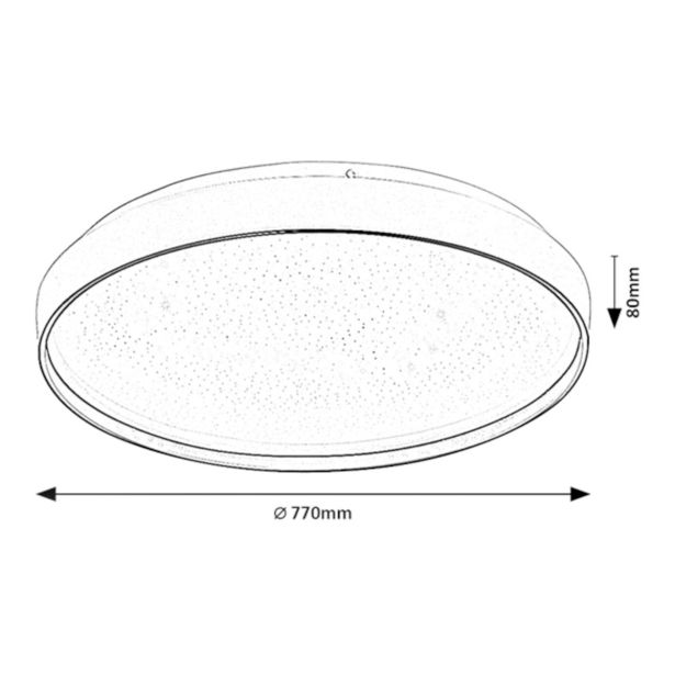 NADGRADNA STROP. SVETILKA RABALUX RAB 71451 ZERAVA