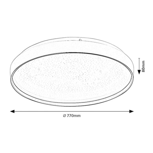 NADGRADNA STROP. SVETILKA RABALUX RAB 71454 ZERAVA