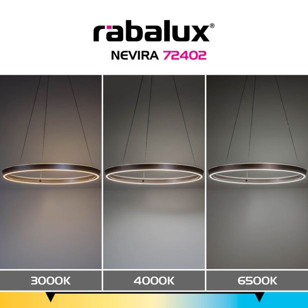 NADGRADNA STROP. SVETILKA RABALUX RAB 72402 NEVIRA