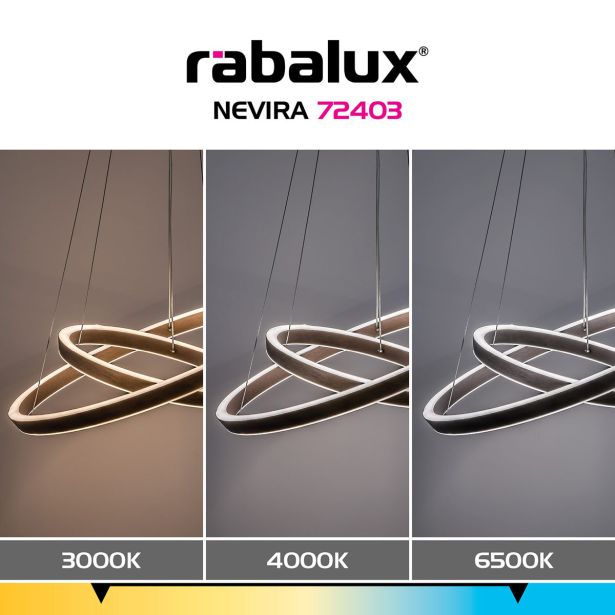 NADGRADNA STROP. SVETILKA RABALUX RAB 72403 NEVIRA