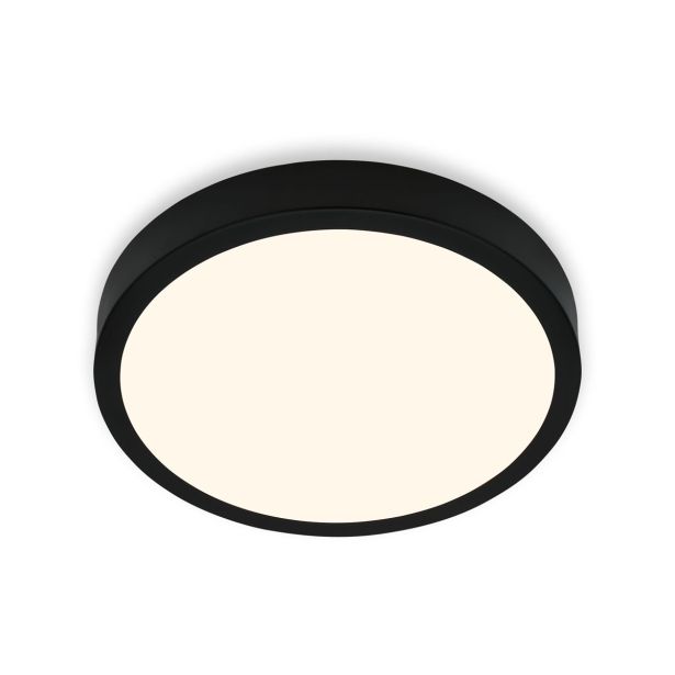 NADGRADNA STROP. SVETILKA RUNA LED 24W WW ČRN ROB