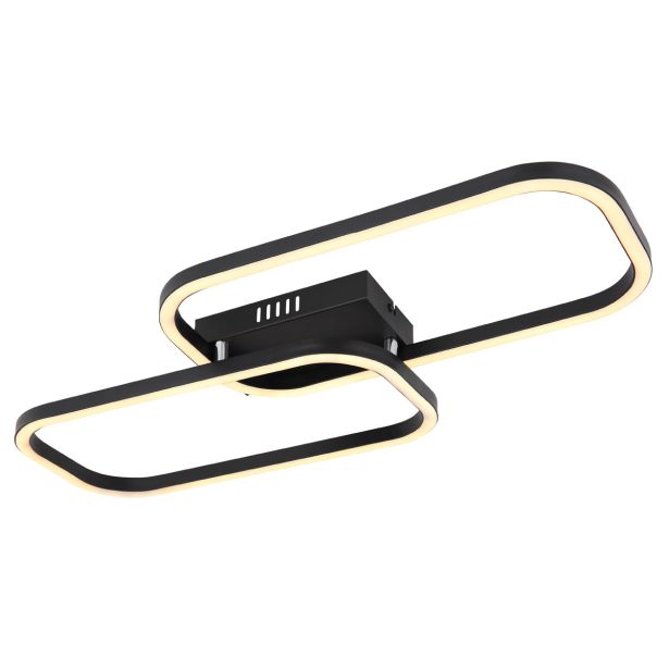 NADGRADNA STROP. SVETILKA SILLA 24W WW ČRNA