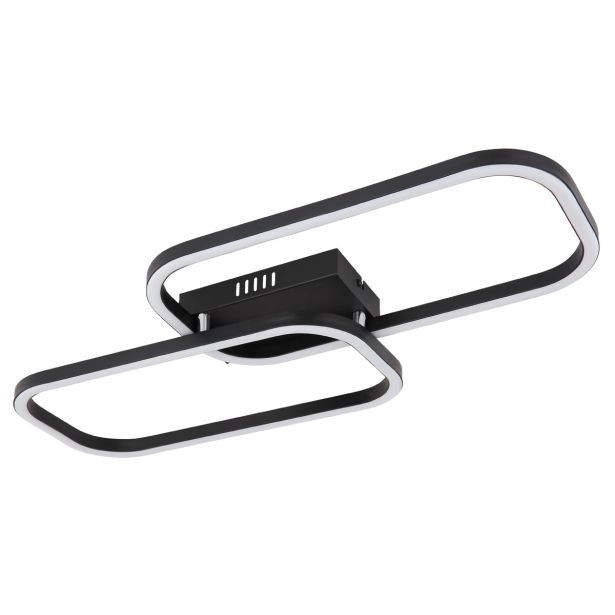 NADGRADNA STROP. SVETILKA SILLA 24W WW ČRNA