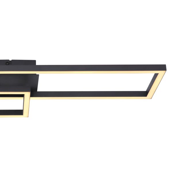 NADGRADNA STROP. SVETILKA TATJANA 24W 710X230X75 MM ČRNI