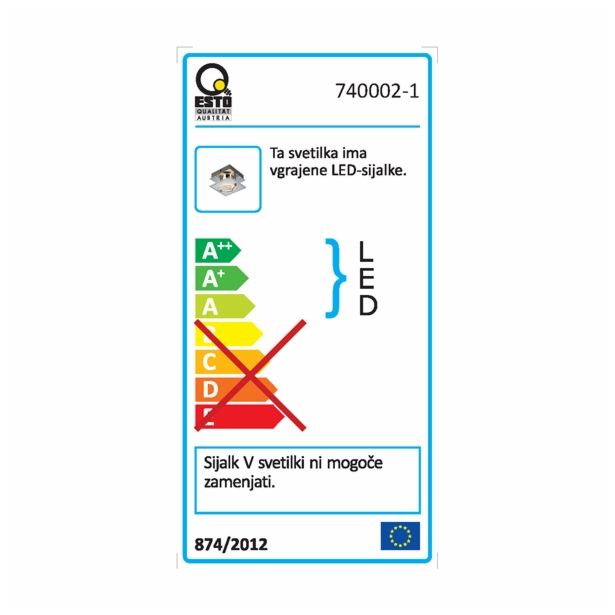 NADGRADNA STROP. SVETILKA ESTO ALEXA 1X5W LED 740002-1 100X100